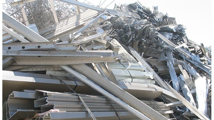 The circular economy will entail melting aluminum scrap like this, yet trade policies could restrict that activity.